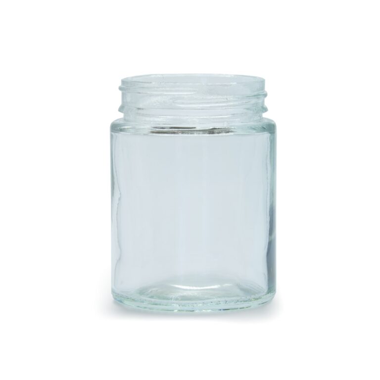 Clear 120ml (4oz) glass jars