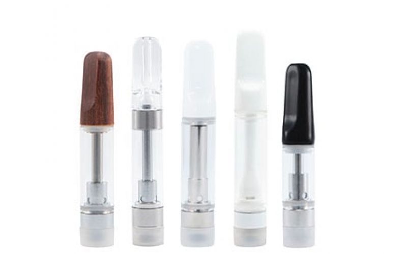premium cannabis cartridge product line featuring ceramic